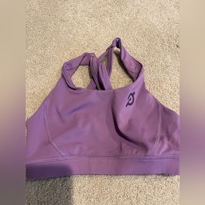 Peloton Purple sports bra